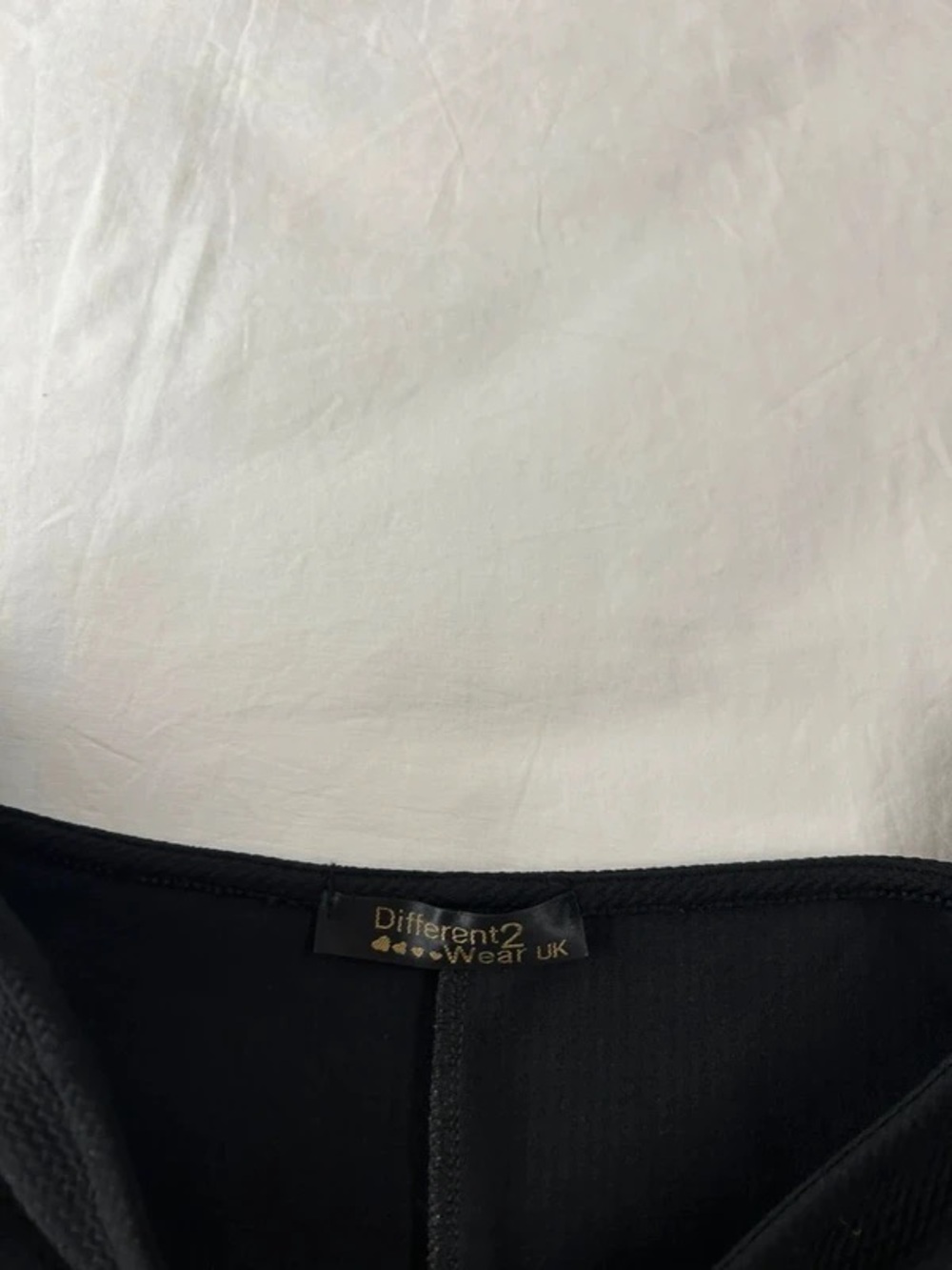 Off-Shoulder Black Midi Dress with Subtle Ruffle Shoulders - Picture 7 of 7
